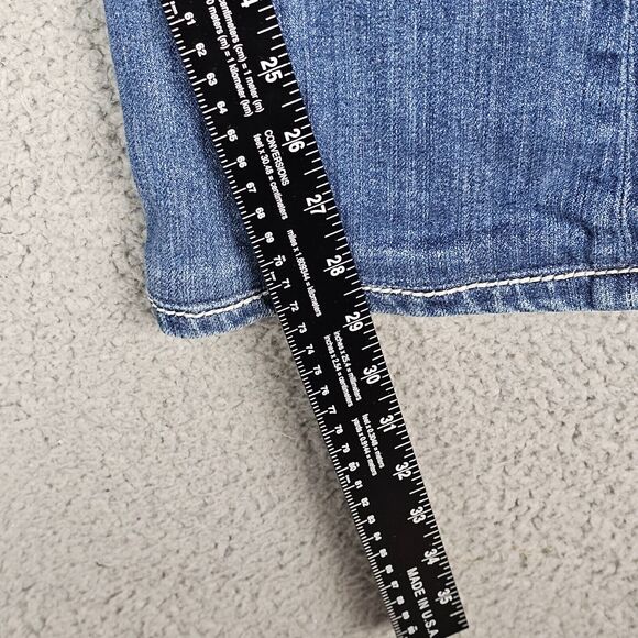 Miss Me Jeans 28 Womens Denim Boot Cut Embellished Rhinestone Pockets Bling - Picture 7 of 11